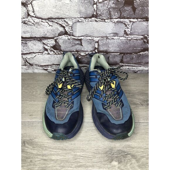 Hoka One One Speedgoat 3 Blue Synthetic Sneakers Shoes Women Sz 7M US/38 2/3EU - Picture 13 of 16